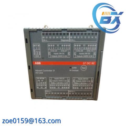 ABB 07DC92 GJR5252200R0101 Industrial Digital I/O Module