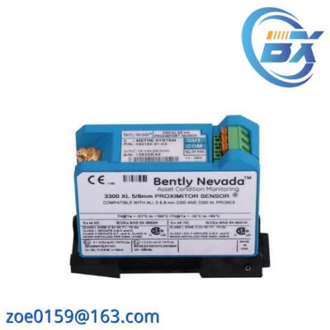 Bently Nevada 3300 XL Proximitor Sensor 330180-91-CN, Advanced Industrial Control Solution