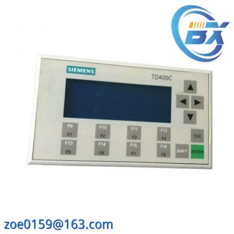 SIEMENS SIMATIC TD400C Operator Panel, 6AV6640-0AA00-0AX1