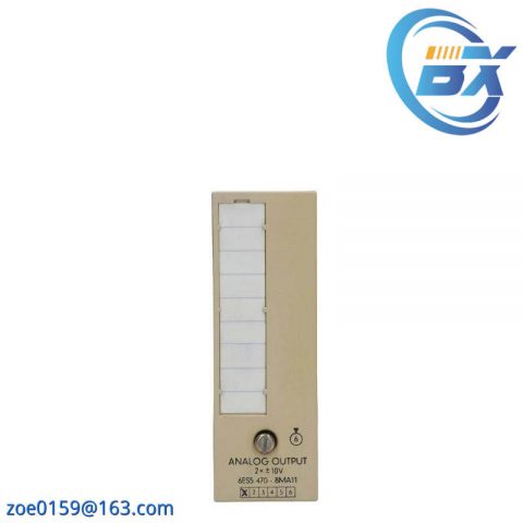 SIEMENS 6ES5470-8MA11 Analog Output Module: Precision Control for Industrial Automation