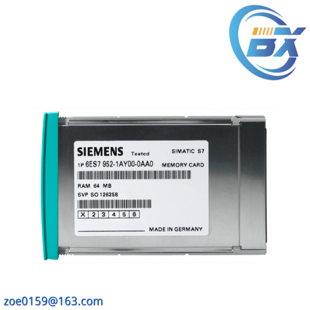 SIEMENS RAM MEMORY CARD 6ES7952-1AM00-0AA0: High Performance for Industrial Control Systems