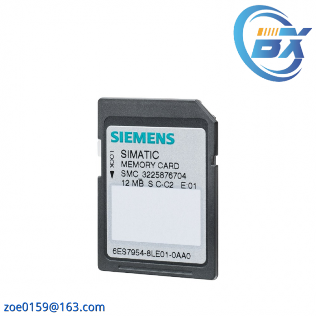Siemens 6ES7954-8LC02-0AA0 Memory Card for Industrial Control Systems
