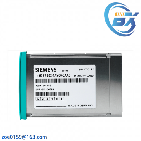 SIEMENS SIMATIC S7 RAM MEMORY CARD 6ES7 952-1AL00-0AA0, High-Performance Data Storage Module