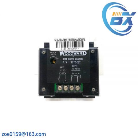 WOODWARD 8272-582 Speed Plate APM Motor Control, Precision Drive System for Industrial Automation