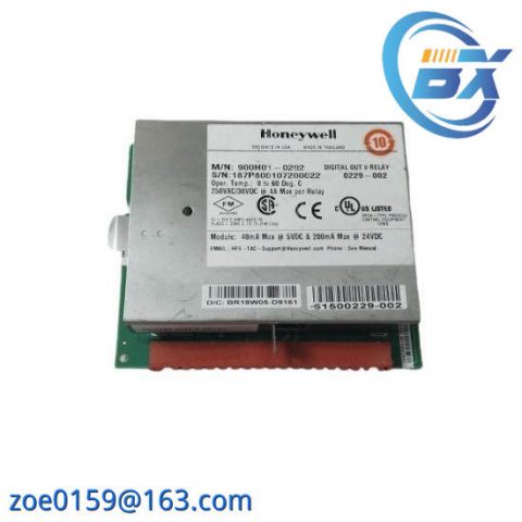 Honeywell 900H01-0202 Digital Output Module, Relays, 8 Channel