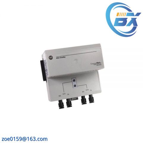Allen-Bradley 1786-RPFM Dual Fiber Optic Channel, ControlNet, Industrial Automation