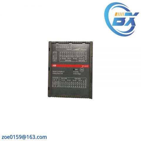 ABB 07AI91 GJR5251600R0278 - Analog I/O Module, Precision for Industrial Control