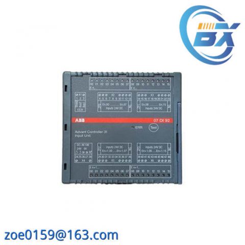 ABB 07DI92 WT92 GJR5252400R4101 Digital I/O Module: Precision Control for Industrial Automation