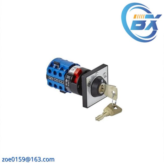 ABB 3HAC052287-002: 3 Position Mode Selector, Industrial Control Module