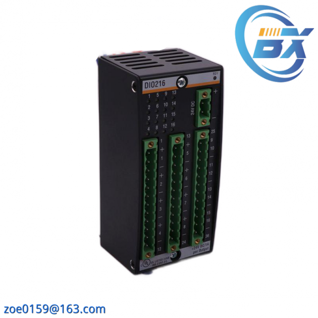 BACHMANN DIO216: High-Performance Digital I/O Module, 16 Channels, PLC Compatibility