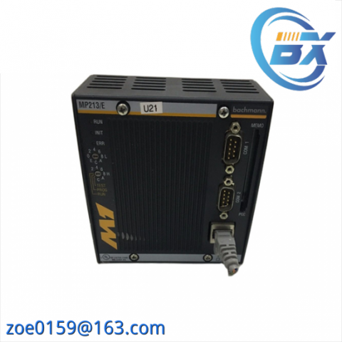 Bachmann MP213/E CPU Module: Advanced Control Processing, Precision Manufacturing