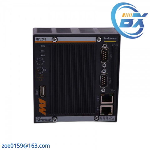 BACHMANN MPC240 Processor Modules - High Performance, Reliable Control Solutions
