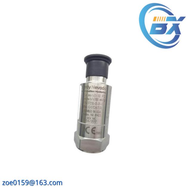 Bently Nevada 177230-01-01-05 Seismic Transmitter: Precision Monitoring for Critical Environments