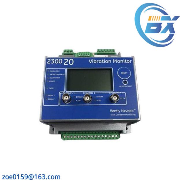 Bently Nevada 2300/20-CN: Advanced Vibration Monitoring Module for Industrial Control Systems