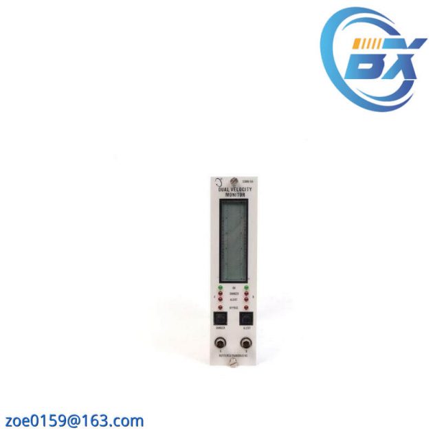 Bently Nevada 3300/55 Dual Velocity Monitor - Industrial Vibration Monitoring Solution