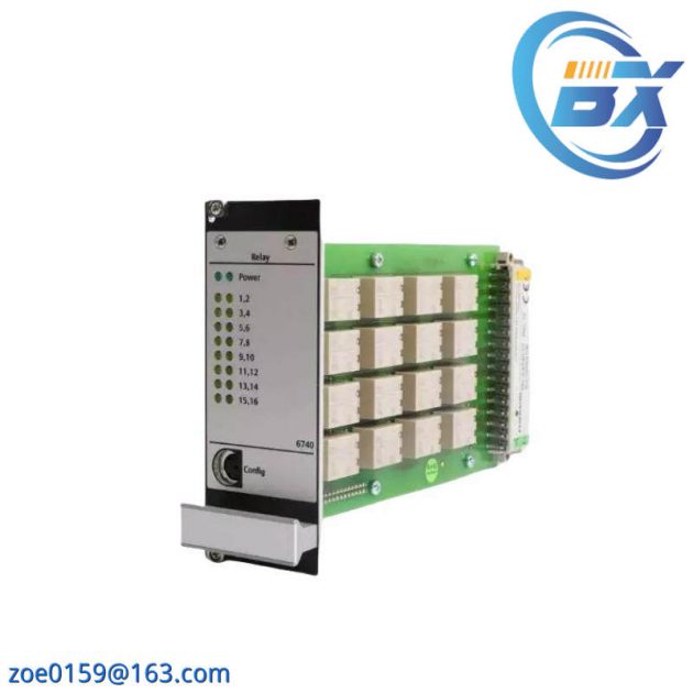 Emerson A6740 Relay Output Module for Industrial Control Systems