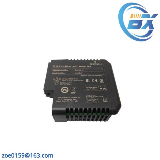 Emerson KC3010X1-BA1 | Industrial Control System | Traditional I/O Module