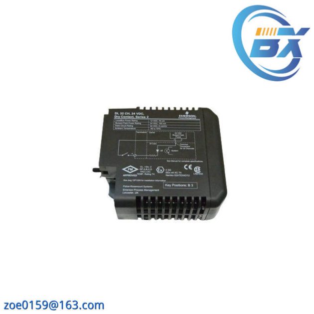 EMERSON KJ3222X1-EA1 Input Module for Industrial Control Systems