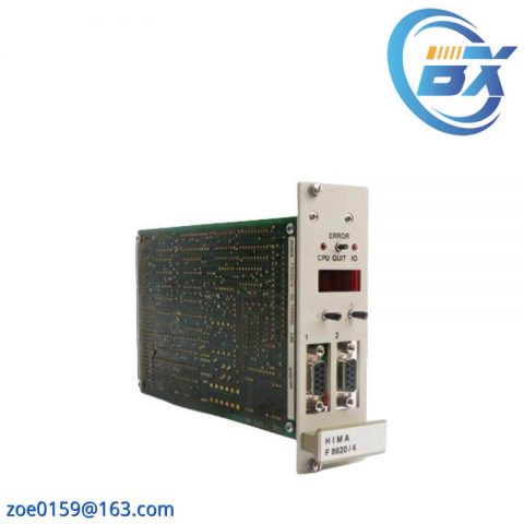 HIMA F8620 CPU Module: High Performance Control Core for Industrial Automation