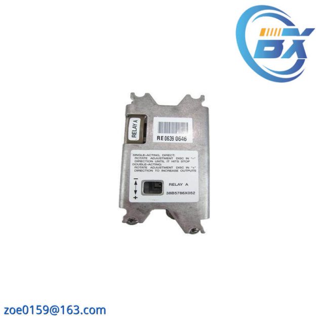 FISHER 38B5786X052 Relay Assembly for Industrial Control Systems