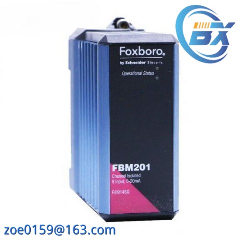 FOXBORO FBM201 RH914SQ - Channel Isolated 8 Input Control Module