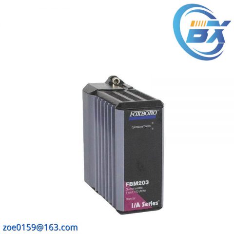Foxboro FBM203 P0914SV Isolated Input Module: High-Performance, Robust Industrial Control Solution