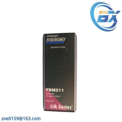 Foxboro FBM211 P0914TN Differential Input Module, High-Performance Control Solution