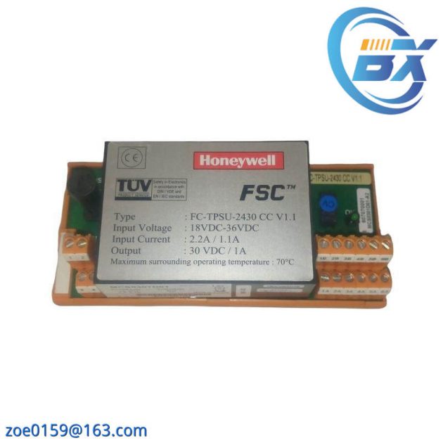 Honeywell FS-TPSU-2430 Power Converter, Designed for Industrial Control Systems