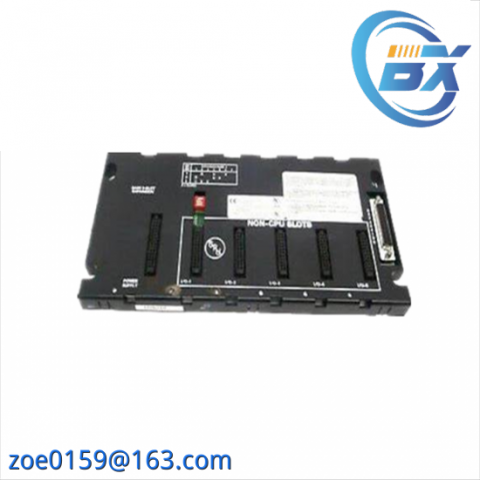 GE FANUC IC693CHS398G - 5-slot Expansion Baseplate for Advanced Control Systems