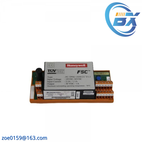 Honeywell FC-BSN-1608 Safe Namur Sensor Converter DCS Module