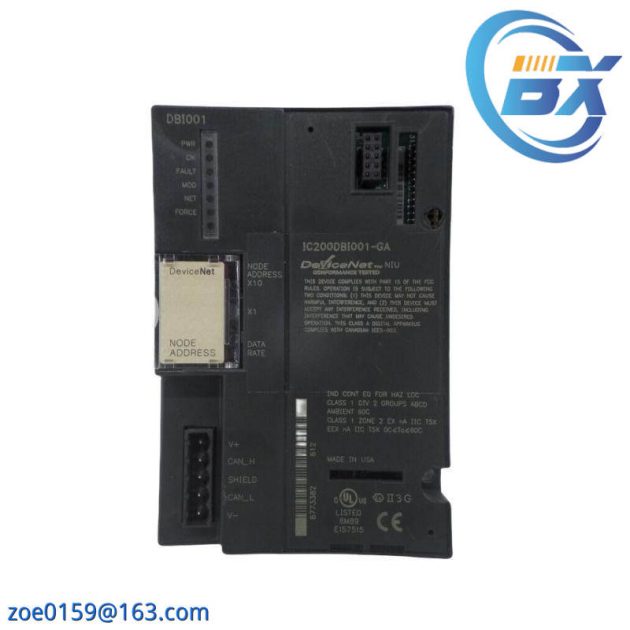 GE Fanuc IC200DBI001: DeviceNet Network Interface Unit