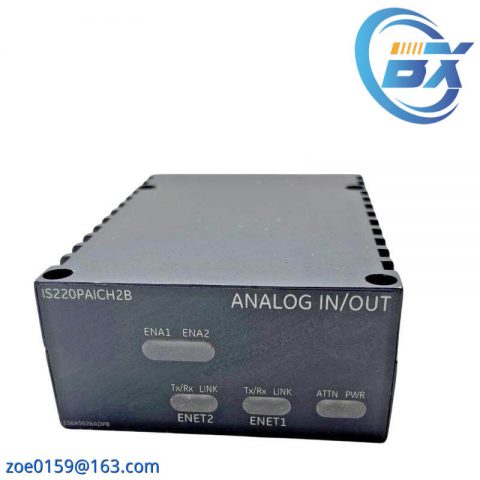 GE IS220PAICH2B: Industrial Analog Input/Output Module with 200mA Current Loop