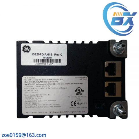 GE IS220PDIAH1B Excitation Control System
