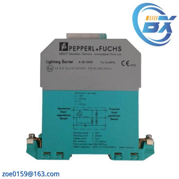 Pepperl Fuchs K-LB-1.30G Surge Protection Barrier - Advanced Industrial Shielding Solution