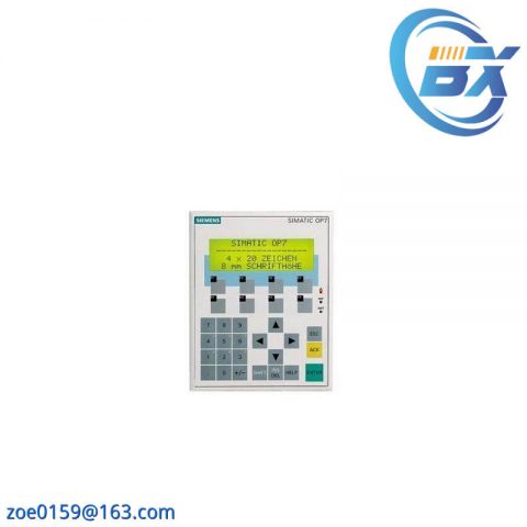 SIEMENS 6AV3607-1JC00-0AX1: OP7/PP LC Display for Industrial Control