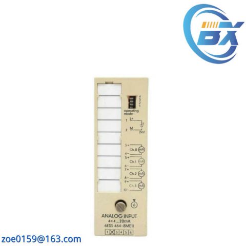 Siemens 6ES5464-8ME11 Analog Input Module for S5-90U/-95U/-100U PLC