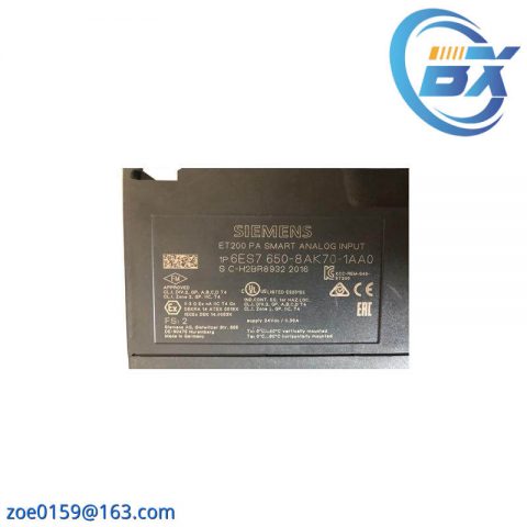 SIEMENS 6ES7650-8AK70-1AA0 Analog Input Module for Industrial Control Solutions