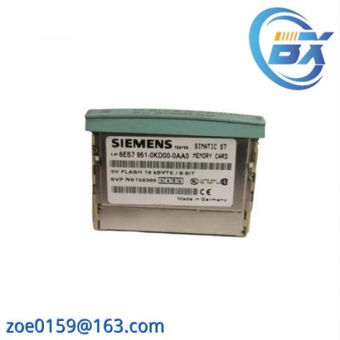 SIEMENS 6ES7951-0KD00-0AA0 Memory Card for Industrial Control Systems