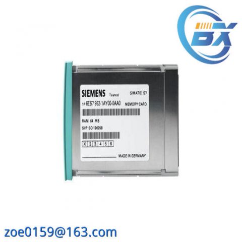 SIEMENS 6ES7952-1AH00-0AA0: RAM Memory Card for Industrial Control, Advanced Computing Capabilities