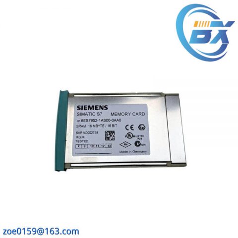 SIEMENS 6ES7952-1AS00-0AA0 Memory RAM Card for Industrial Control Systems