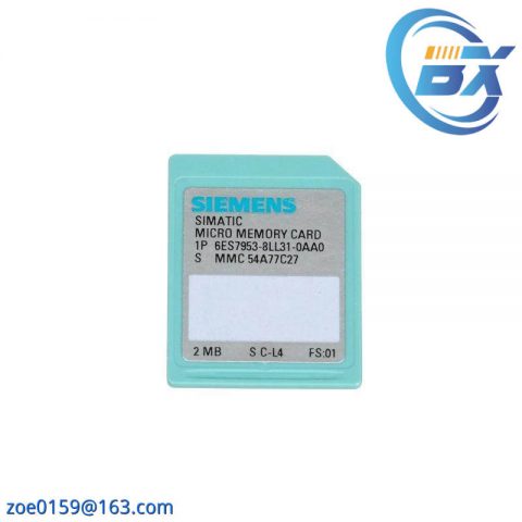 SIEMENS 6ES7953-8LL31-0AA0 Micro Memory Card for S7-300/C7/ET 200, Nflash, 64 KB