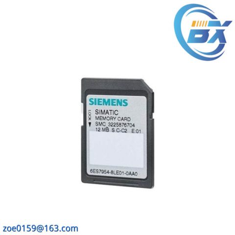 SIEMENS 6ES7954-8LE03-0AA0 Memory Card for Industrial Control Systems