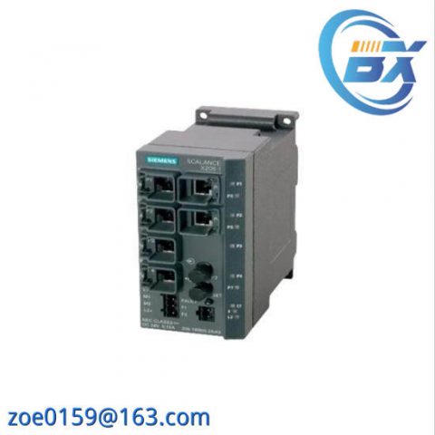 SIEMENS SCALANCE X206-1 Industrial Ethernet Switch, 6GK5206-1BB10-2AA3