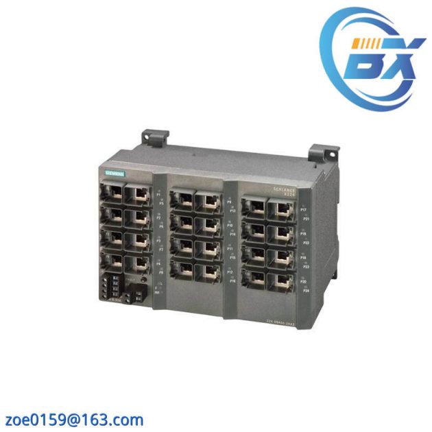 SIEMENS SCALANCE X224 IE SWITCH, Efficient Network Solution for Industrial Automation