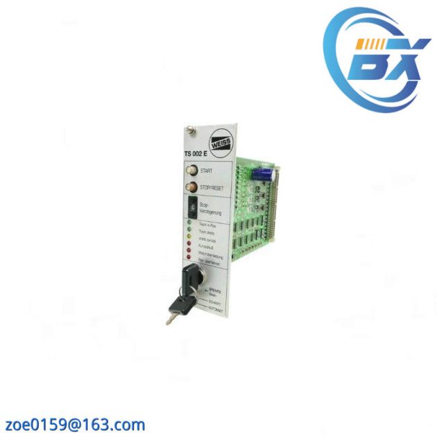 WEISS TS002E Temperature Control Module for Industrial Automation