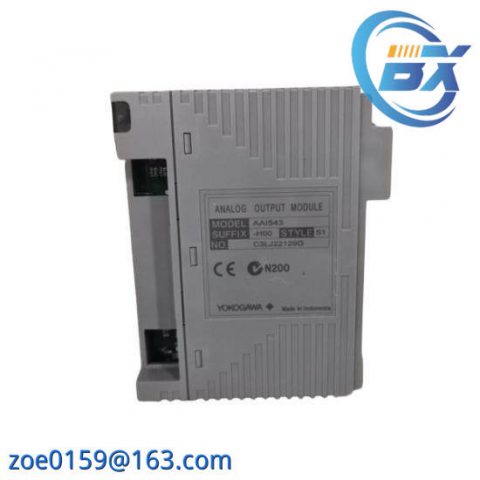 Yokogawa AAI543-H00 Analog Output Module: Precision Control in Industrial Automation