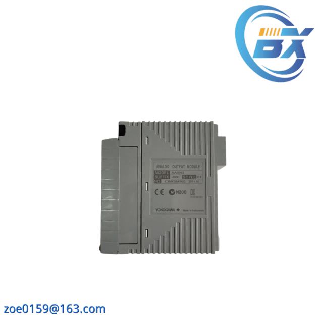 Yokogawa AAI543-S00 S1 Analog Output Module: Precise Control in Industrial Automation