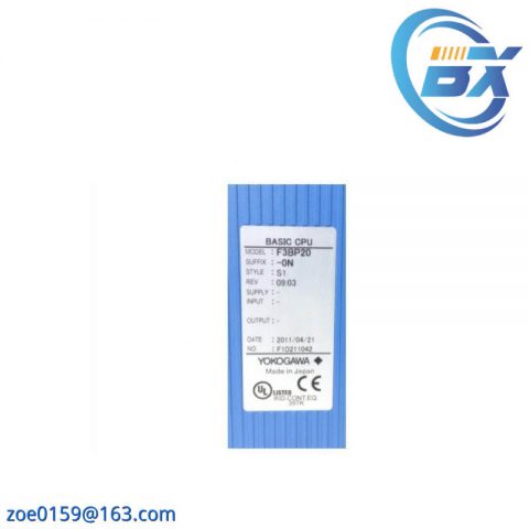 Yokogawa F3BP20-0N Basic CPU Module: Industrial Control Excellence