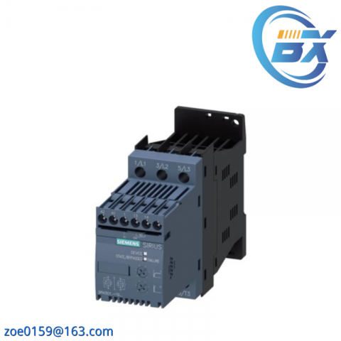 SIEMENS 3RW30 S00 6.5A 480V 110-230V Screw Soft Starter, Industrial Control Solutions