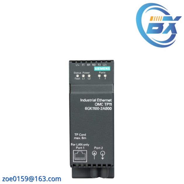SIEMENS 6GK1-100-2AB00 Optical Media Converter - TP11, Precision Networking Solutions